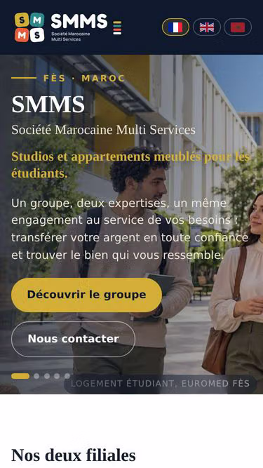 Screenshot of smms.ma