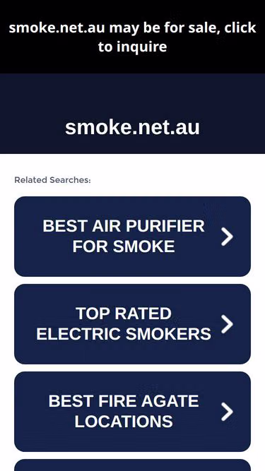 Screenshot of smoke.net.au