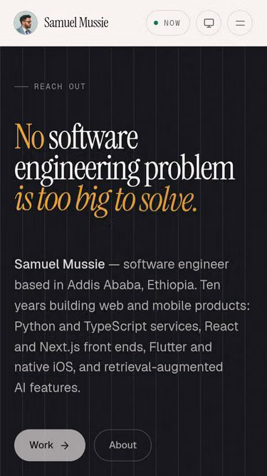 Screenshot of smr.et
