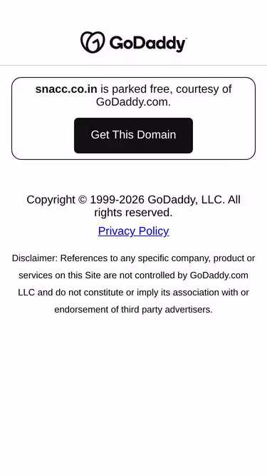 Screenshot of snacc.co.in