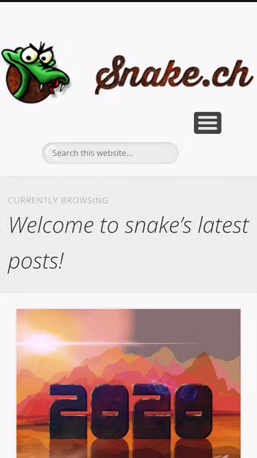 Screenshot of snake.ch