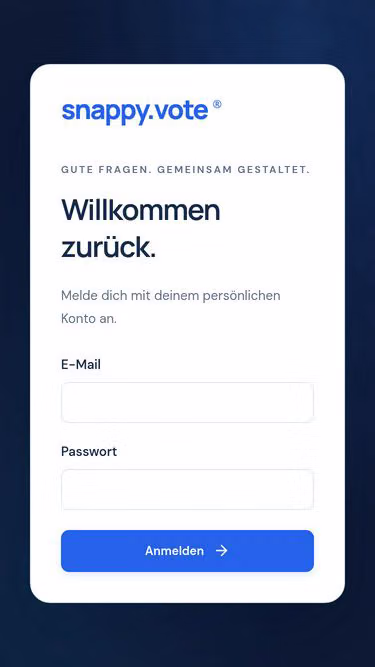 Screenshot of snappy.vote