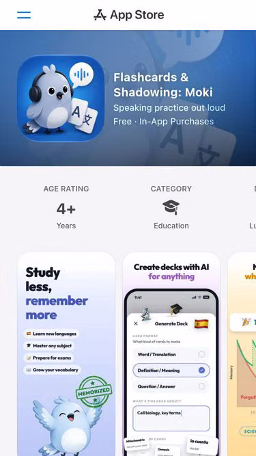 Screenshot of snova.cards