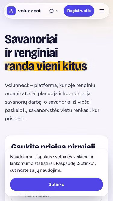 Screenshot of soci.lt