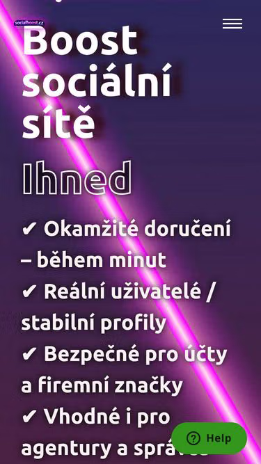 Screenshot of socialboost.cz