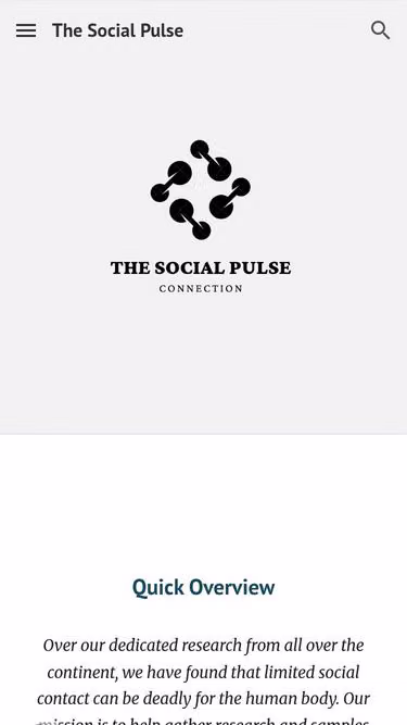 Screenshot of socialpulse.solutions