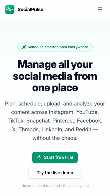 Screenshot of socialpulse.uk