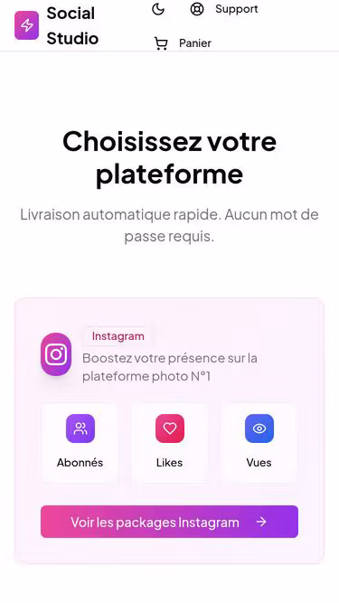 Screenshot of socialstudio.live