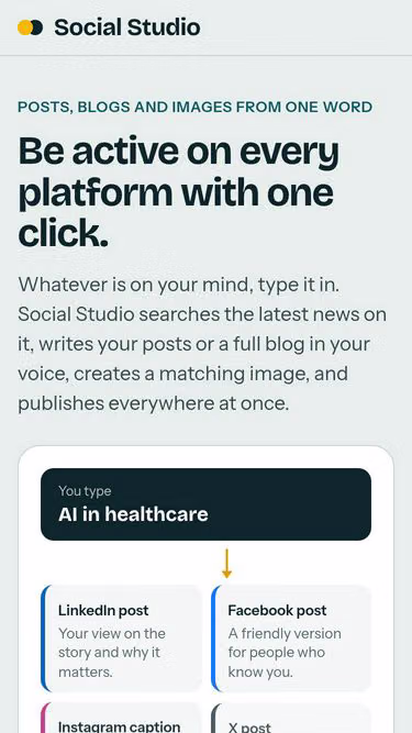 Screenshot of socialstudio.world