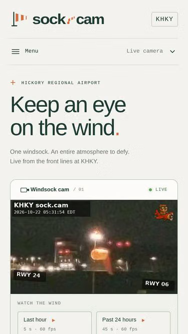 Screenshot of sock.cam