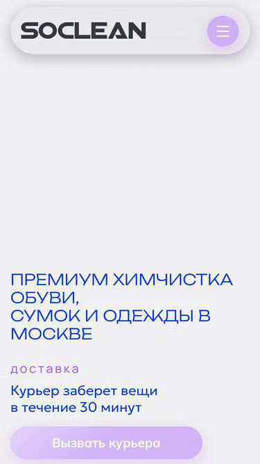 Screenshot of soclean.ru