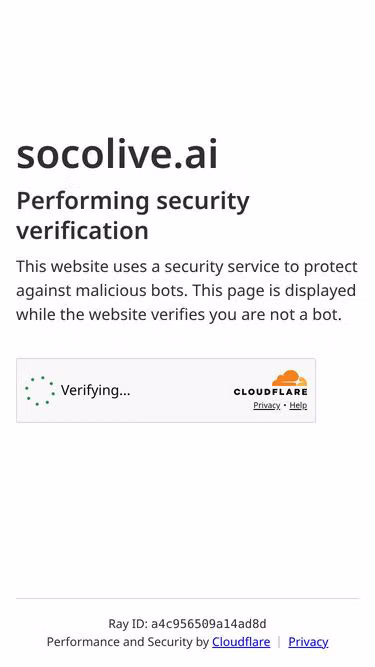 Screenshot of socolive.ai