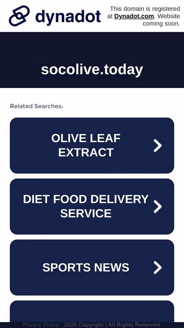 Screenshot of socolive.today