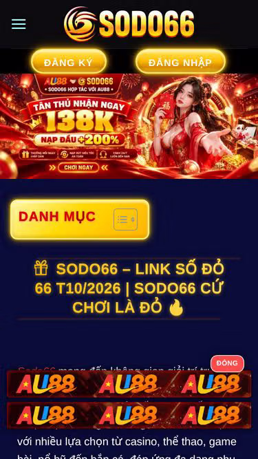 Screenshot of sodo66.mobile