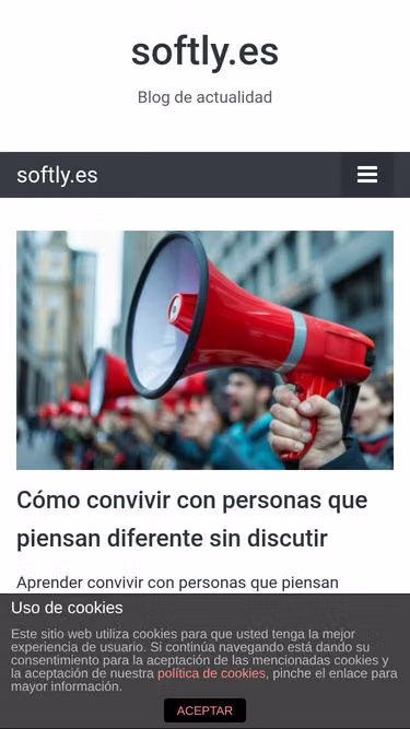 Screenshot of softly.es