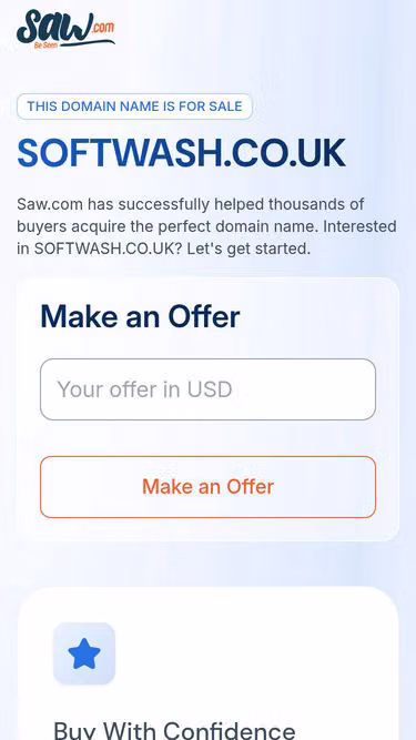 Screenshot of softwash.co.uk