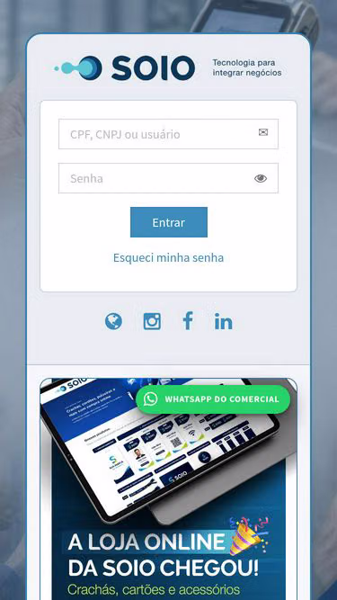 Screenshot of soio.com.br