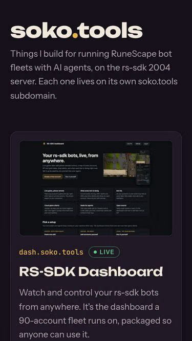 Screenshot of soko.tools