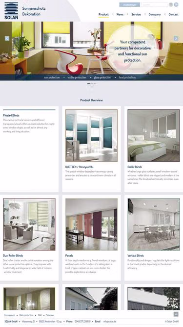 Screenshot of solan.de
