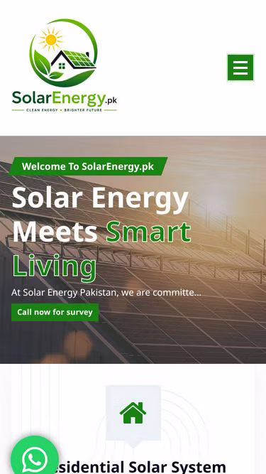 Screenshot of solarenergy.pk