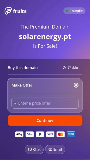 Screenshot of solarenergy.pt