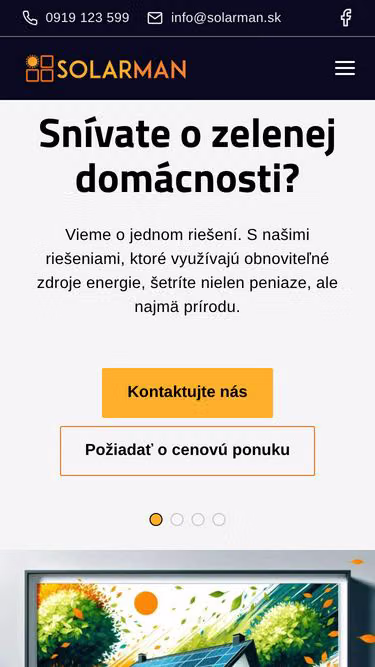 Screenshot of solarman.sk