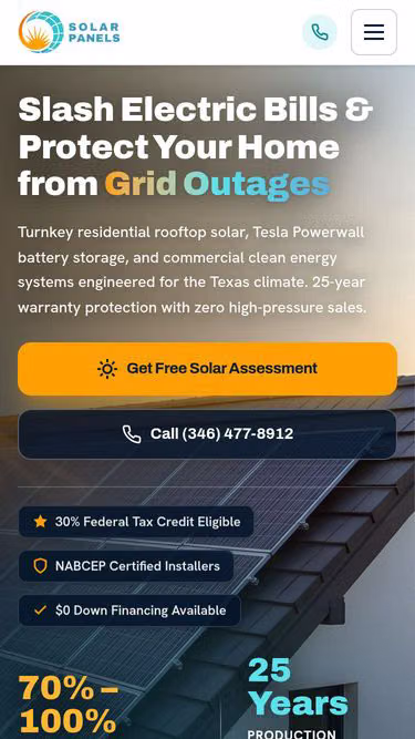 Screenshot of solarpanels.com.mx