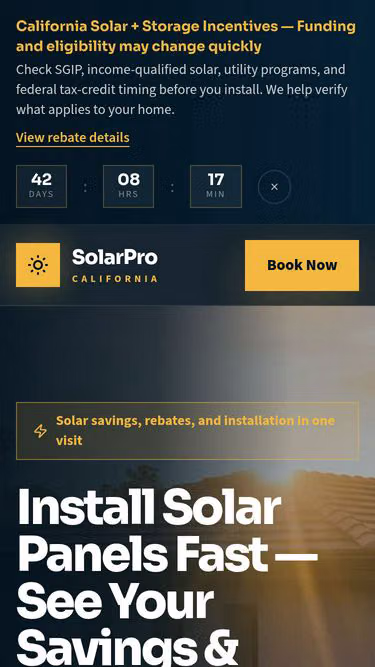 Screenshot of solarpro.click