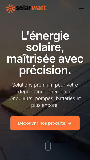 Screenshot of solarwatt.ma