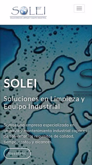 Screenshot of solei.com.mx