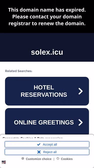 Screenshot of solex.icu