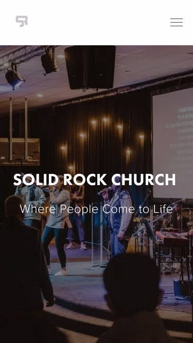 Screenshot of solidrock.ie