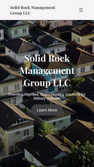 Screenshot of solidrock.management