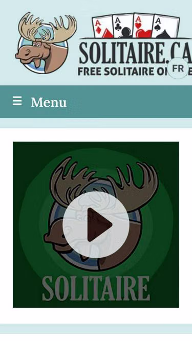 Screenshot of solitaire.ca