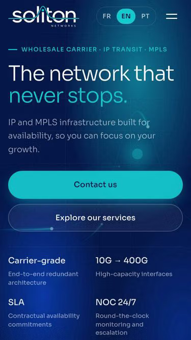 Screenshot of soliton.network