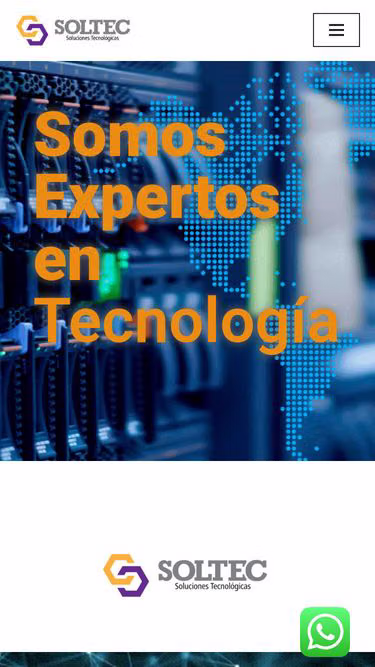 Screenshot of soluciones.cc