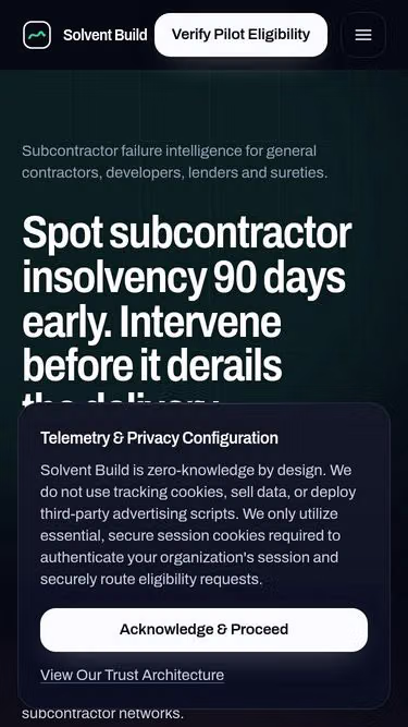 Screenshot of solvent.build