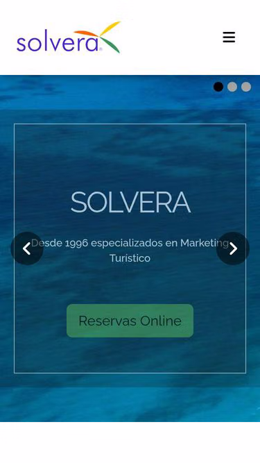 Screenshot of solvera.travel