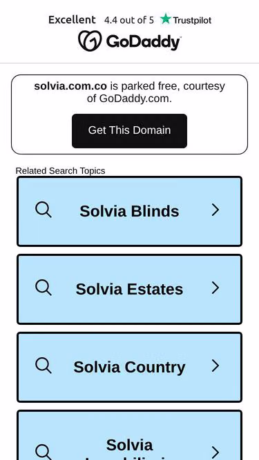 Screenshot of solvia.com.co