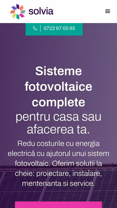 Screenshot of solvia.ro