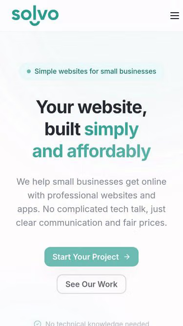 Screenshot of solvo.art