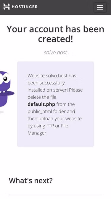 Screenshot of solvo.host