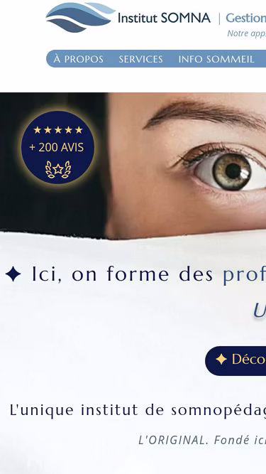 Screenshot of somna.ca