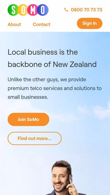 Screenshot of somo.co.nz