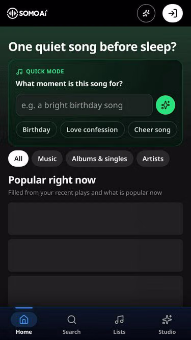 Screenshot of somo.mobi
