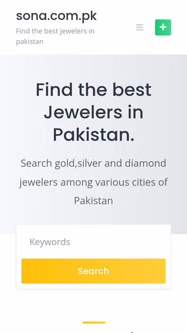 Screenshot of sona.com.pk