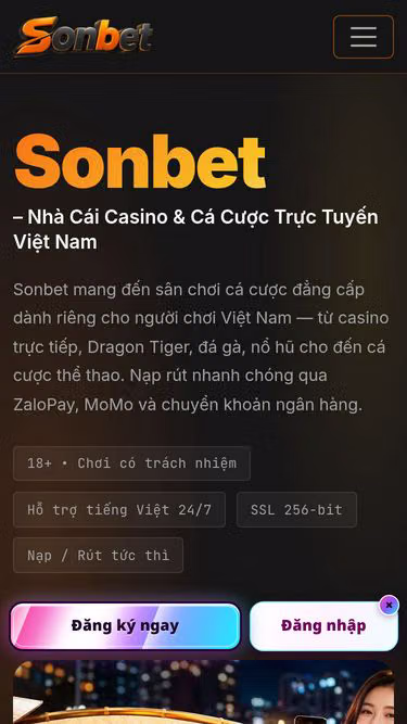 Screenshot of sonbet.app