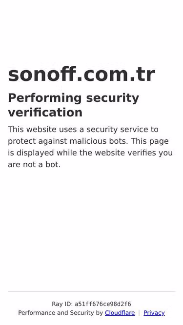 Screenshot of sonoff.com.tr