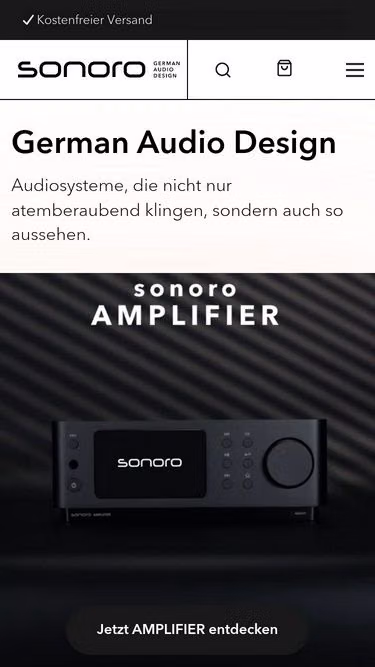 Screenshot of sonoro.online