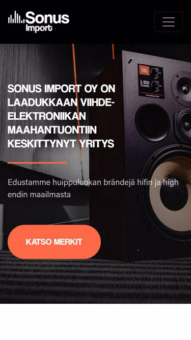 Screenshot of sonus.fi